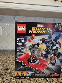 LEGO NEW 76077 Iron Man Detroit Steel Strikes Marvel Super Heroes Retired Sealed