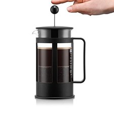 Bodum French Press Kenya - 1L / 8 Cups Manual Coffee Maker - Heat-Resistant