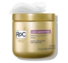 RoC Daily Resurfacing Disks Hypoallergenic Makeup Removing Cleansing Pads 28Ct