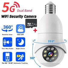 Wireless Security Camera System Outdoor Home 5G Wifi Night Vision + 64G TF Card