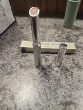 NEW CLINIQUE Almost Lipstick ALMOST BARE travel purse size green case tube VTG