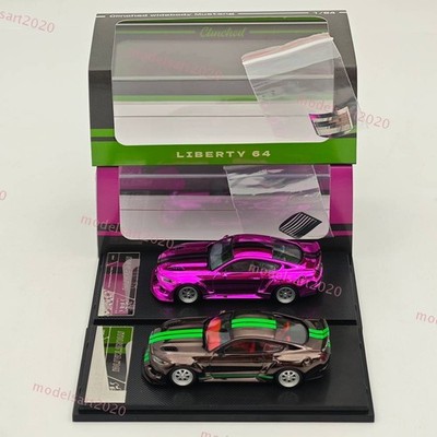 1:64 Liberty Ford Mustang Gen.6 Clinched Widebody Muscle Sports Diecast Model