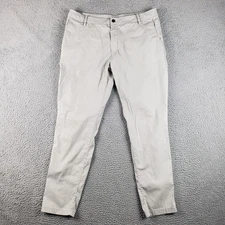 Bird Dogs Pants Mens 36x32 (35x30) Gray Performance Golf Chino Stretch