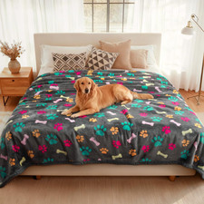 Luciphia Waterproof Pet Blankets for Couch Sofa Bed Cover Cat Liquid Pee Proof W