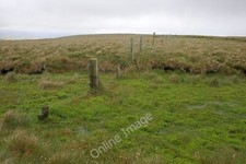 Photo 6x4 Fence Post in a Bog Great Grassoms  c2011