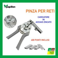PINZA PER RETI PAPILLON COMPRESA DI 600 PUNTI RECINZIONI FILO ELETTROSALDATO 