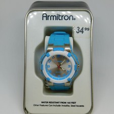 Armitron Sport WR 100M Two Tone Quartz Analog Unisex Watch New Battery