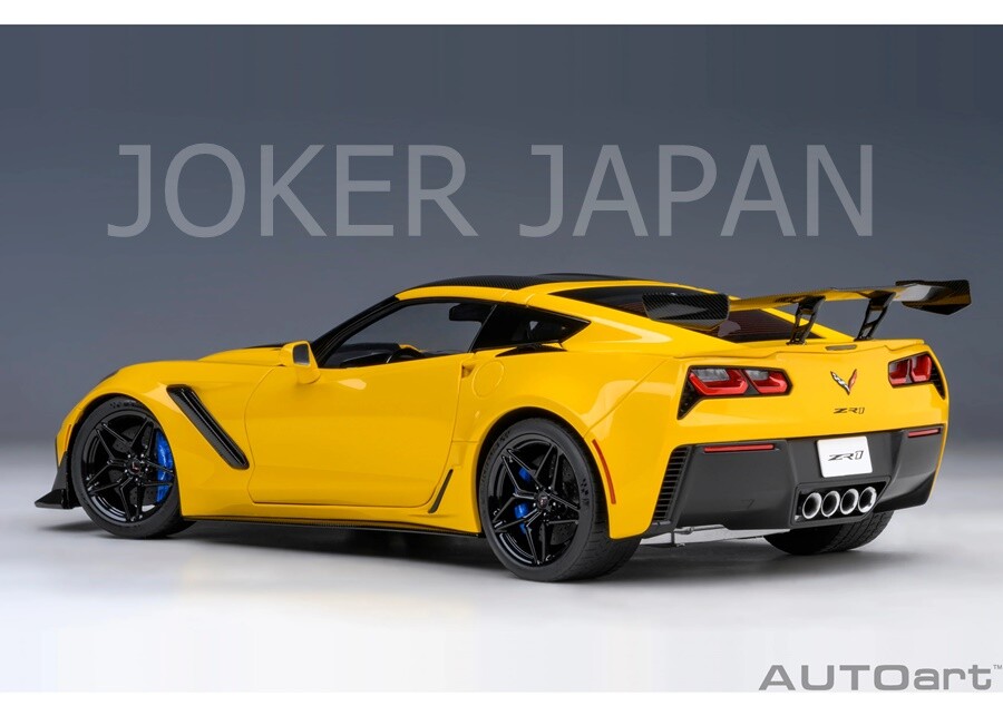 AUTOart Chevrolet Corvette (C7) ZR1 (Yellow) 71278 1/18 JDM | eBay