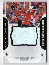 2020-21 Black Diamond Winter Classic Memories Insert #WC-BR Troy Brouwer