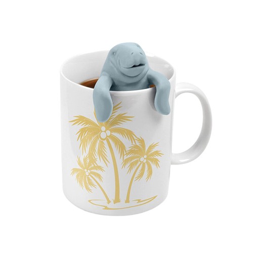 Manatee-shaped Tea Strainer, Silicone Tea Infuser, Cute Loose Leaf ...
