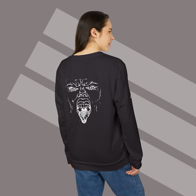 aWangArt powered by adidas   Anger  Crewneck Sweatshirt