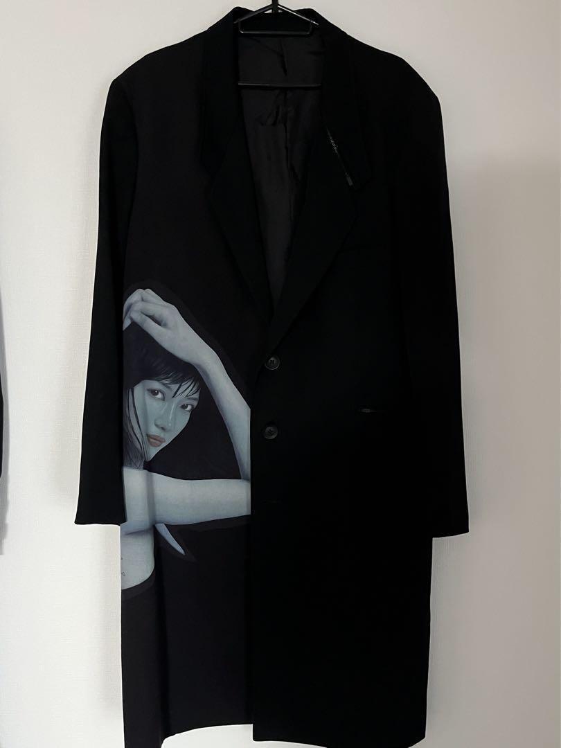 Yohji Yamamoto 18AW Suzume Uchida Signed Gaba Jacket Size 2 Yohji Yamamoto 18AW Suzume Uchida Signed Gaba Jacket Size 2