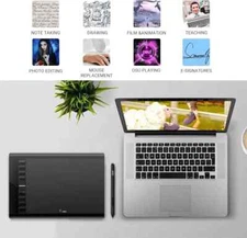 Drawing Tablet, New Upgrade UGEE M708 10 x 6 Inches Digital Graphics Tablet with