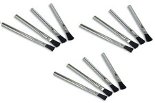 12 New 3/8" Acid/Flux/Glue/Oil/Cleaning/Paint/Hobby Brushes, 6" Long Brush