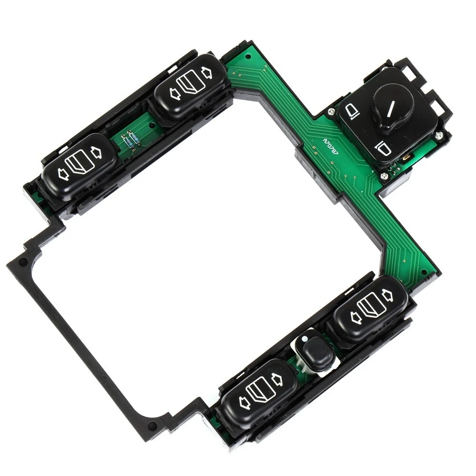 Interruptor ventana y espejo retrovisor nuevo para Mercedes Benz C230 1997 1998 C280 1994 1995-1997 Foto 4 de 4