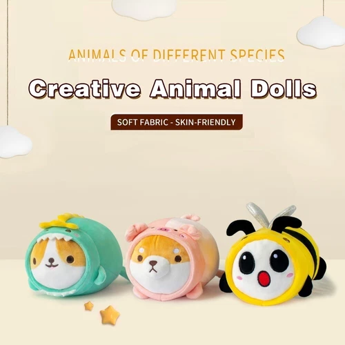 2Pcs Sets Mini Soft Plush Toys Cute Stuffed Animal Toys for Birthday Xmas Gifts - Picture 2 of 17