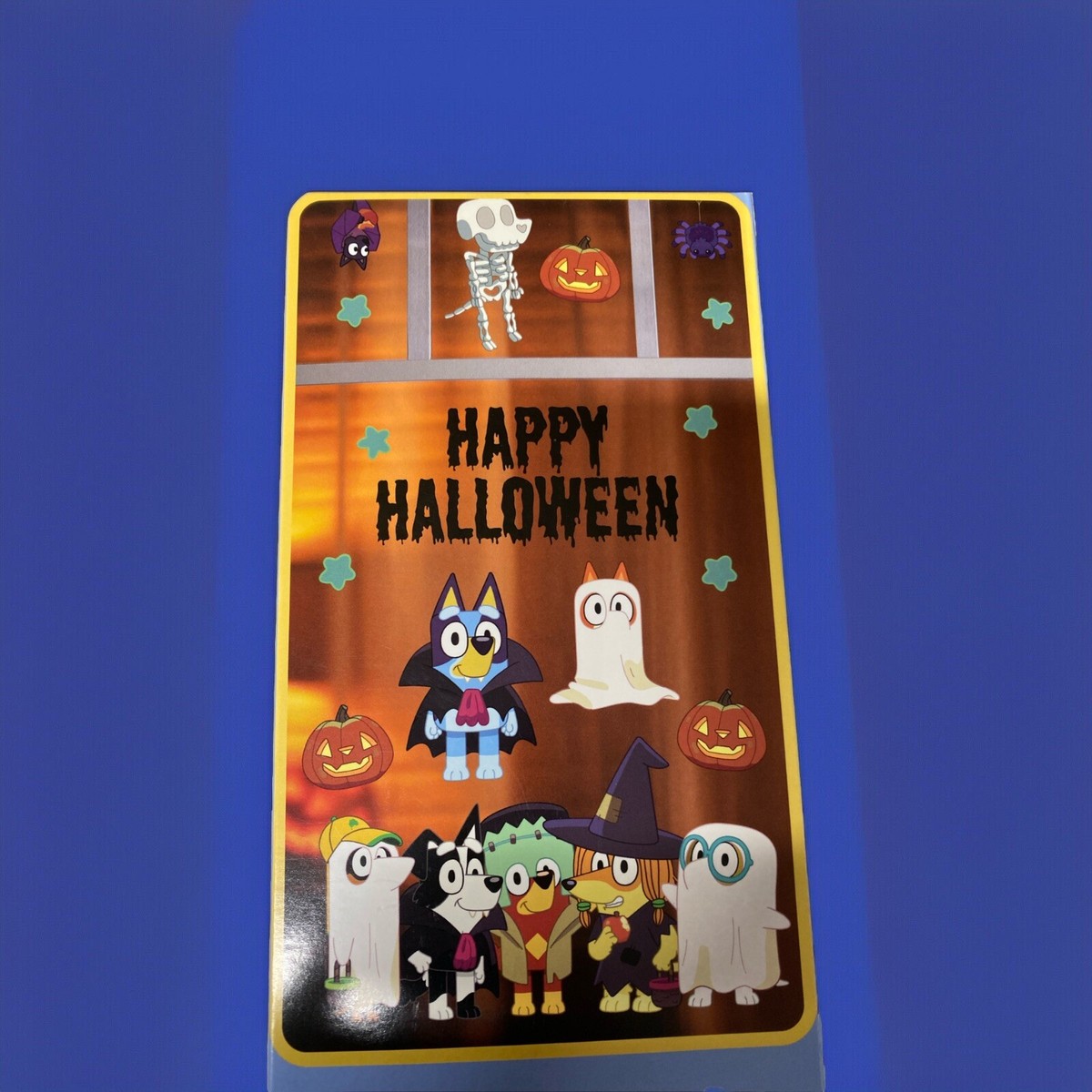 LOT De 2 Décos Halloween Bingo Et Bandit – Stickers Fenêtres, Neufs
