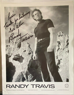 Randy Travis - Country / Music   - original Autograph  - Größe 28 x 21 cm