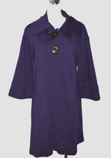TRIBUTE HERI NEMAN NEW VINTAGE 90'S SZ M NAVY BLUE COAT MADE IN USA