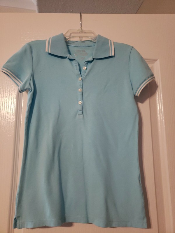 Cherokee Girls Polo Shirt Size L EUC