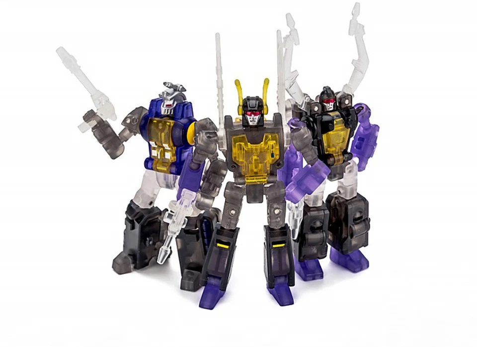 New Transform Toys NewAge Mini Warrior Heroes H11T H10T H12T Insecticon Set - Image 2 of 4