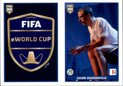 Panini Fifa 365 2021 : Sticker 16 - Logo FIFA eWorld Cup - Julien Dassonville