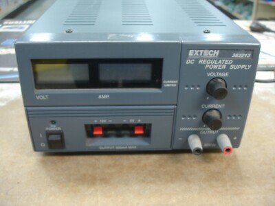 USED EXTECH 382213 DC Digital Triple Output Power Supply