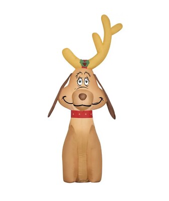 4' Max with Stocking Airblown Inflatable How the Grinch Stole Christmas 2022