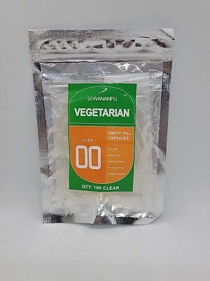 Wananfu Pre-Separated Empty Capsules Size 1 Gelatin (1000 - View #3