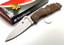 Spyderco ENDURA OLD VERSION CJ Year 2010 VG10 BROWN Knife Seki Japan C10FPBN