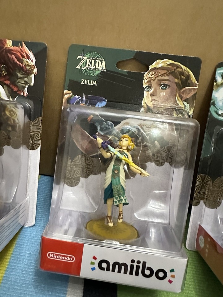 Tears of the Kingdom Nintendo amiibo Ganondorf, Link And Zelda Amiibo