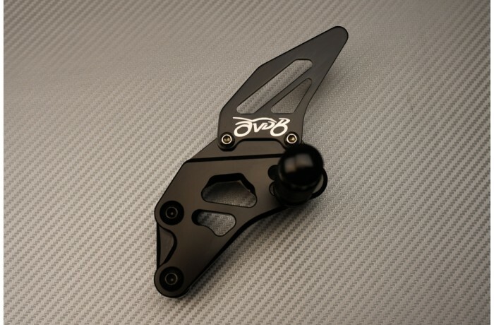 Commandes reculées moto bleues pour Suzuki GSX-R 1000 2012-2016
