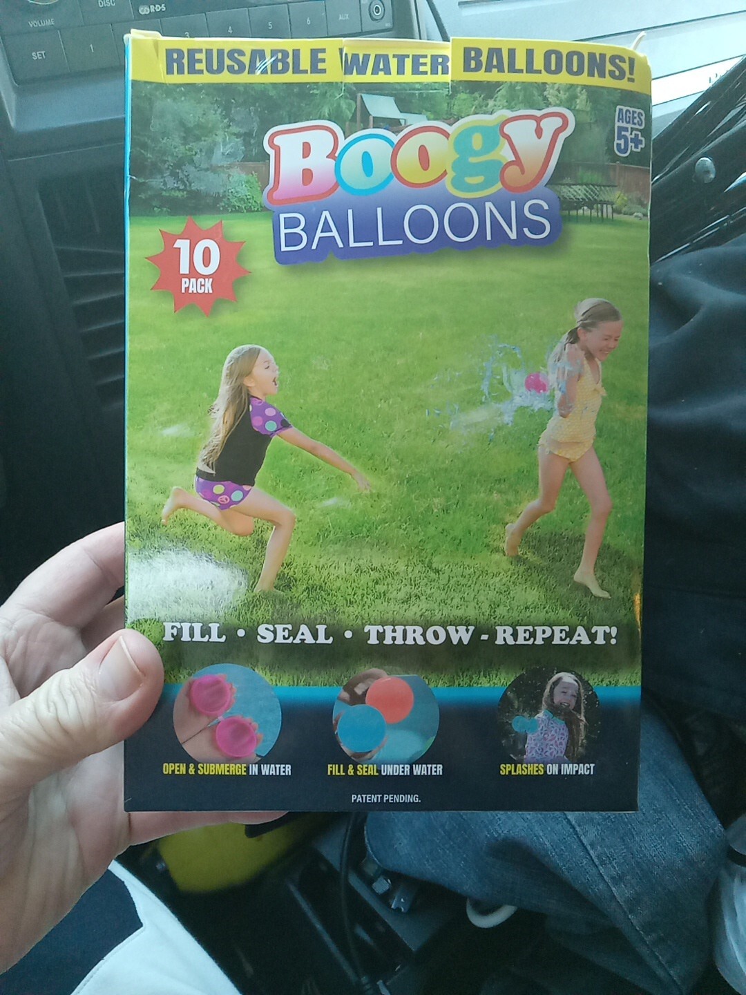 Boogy Balloons Reusable Water Balloons, Latex Free Easy 10 pack Brand