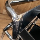 Wassily Chair MCM 1960’s Stendig Italy Made Black Leather Chrome ~ Marcel Breuer — photo 9