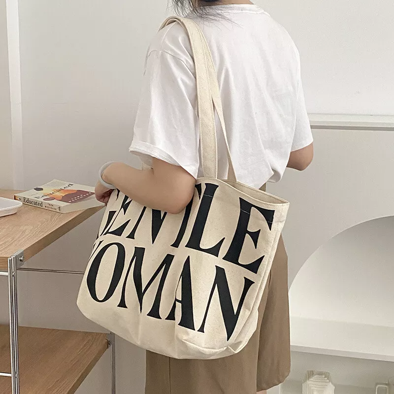 Canvas Tote Bag, Shoulder Tote Bags for Women