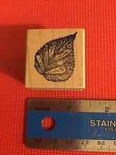 S1, Alextamping rubber stamps, Lovely Single Leaf