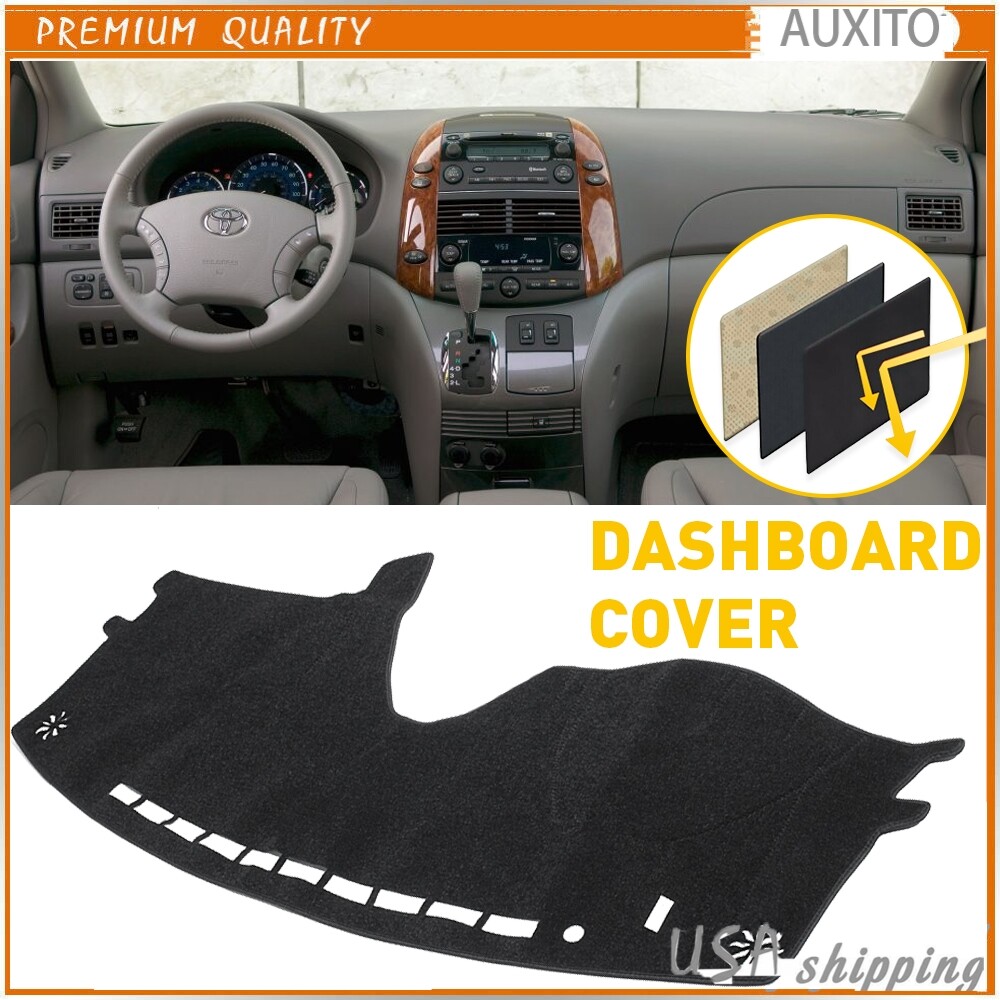 fits 2004-2010 TOYOTA SIENNA DASH COVER MAT DASHBOARD PAD