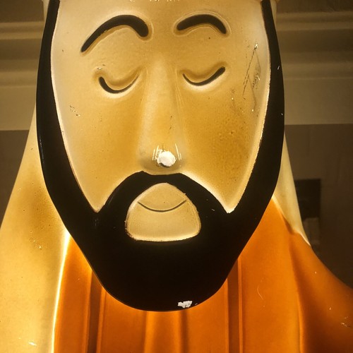 Holiday Living Christmas Nativity Blow Mold Joseph 24” White LED - Picture 3 of 9