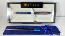 CROSS CENTURY II TRANSLUCENT BLUE W/ ROSE GOLD PVD BALLPOINT PEN AT0082WG-138