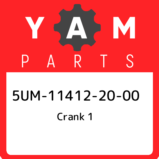 5UM-11412-20-00 Yamaha Crank 1 5UM114122000, New Genuine OEM Part