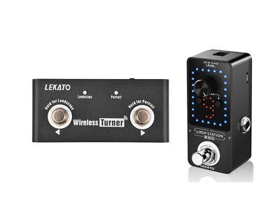 LEKATO Guitar Effect Pedal with External Pedal for Guitar Looper Pedal Tuner ...