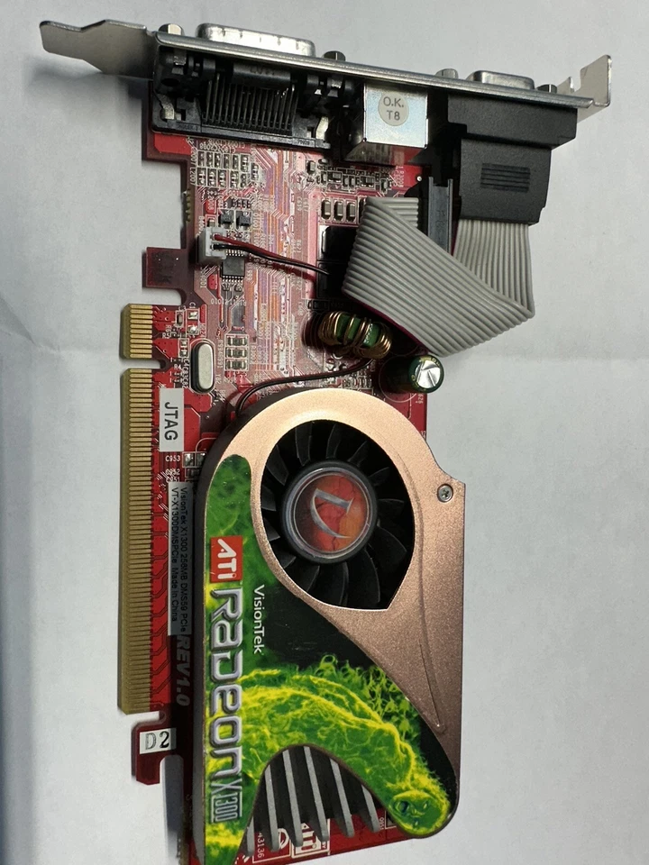 VisionTek ATI RADEON X1300 (VTK1300DMSPCI) 256MB GDDR2 SDRAM PCI Video Card - Image 3 of 3