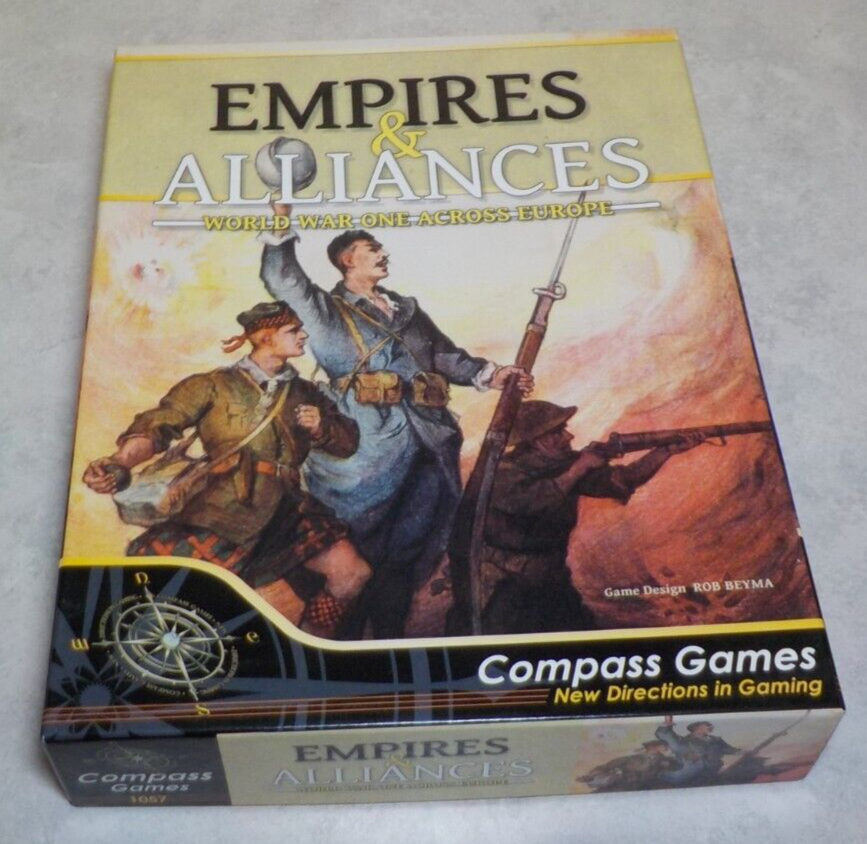 COMPASS GAMES EMPIRES & ALLIANCES WW1 ACROSS EUROPE UNPUNCHED COMPLETE
