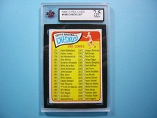 1965 O-PEE-CHEE MLB BASEBALL CARD #189 THIRD SERIES CHECKLIST KSA 7.5 NM+ OPC