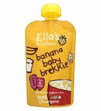 Ella'S Kitchen Banana Baby Brekkie Stage 1 From 6 Months 100G - Pack of 2