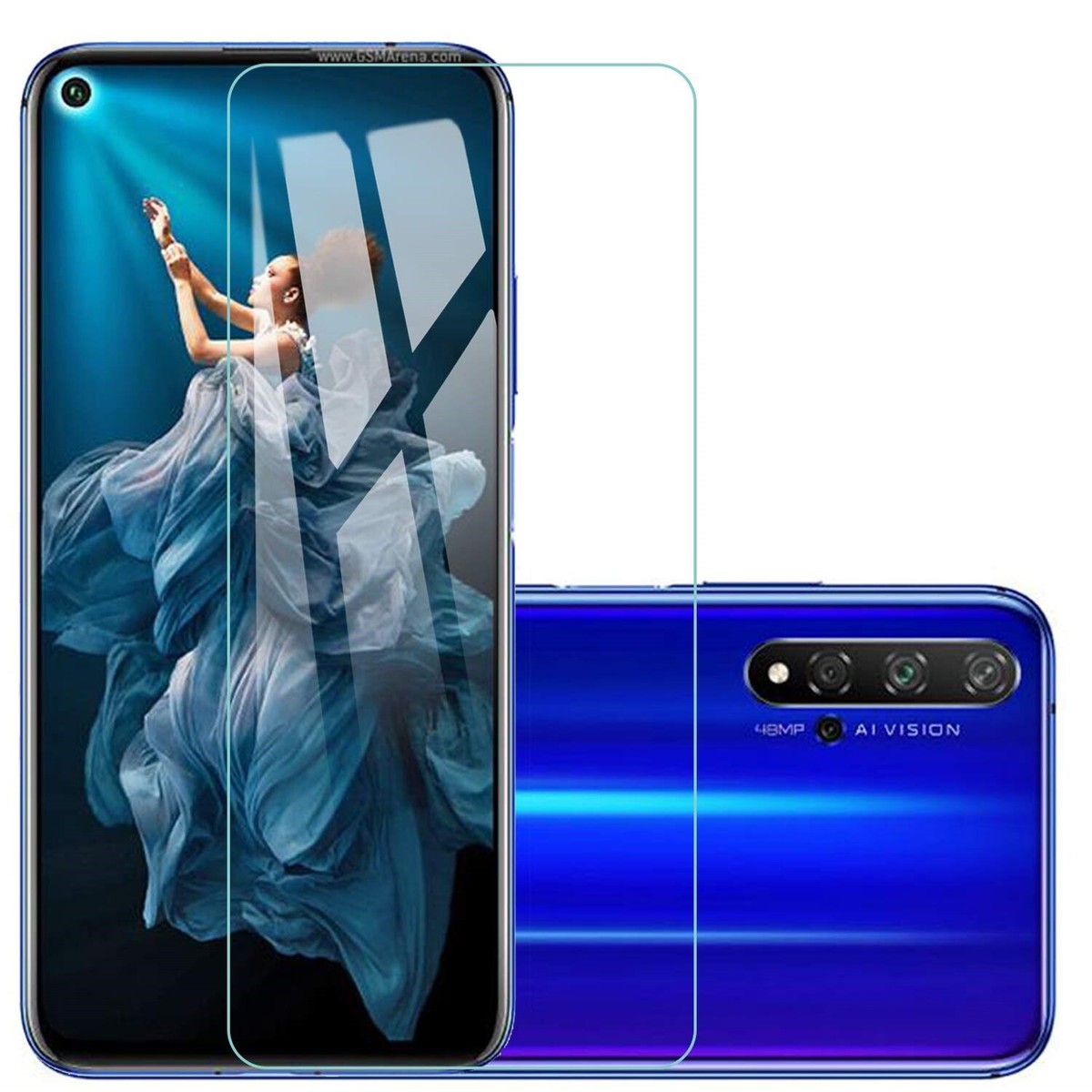 2 Pellicole In Vetro Temperato Per Huawei Honor X8, Trasparenti, 9H, Antibolle, Con Kit Di Applicazione