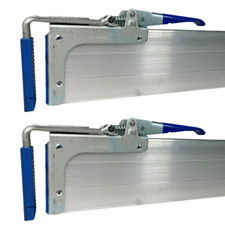 2x Spannbrett Zwischenwandverschluss Klemmbrett Anhänger 1,50-1,80 m 