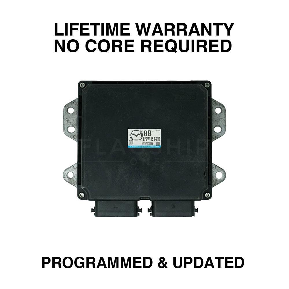 PLC　 Z-08B Engine Computer Programmed/Updated 2008 Mazda 3 LF7W-18-881B 2.0L