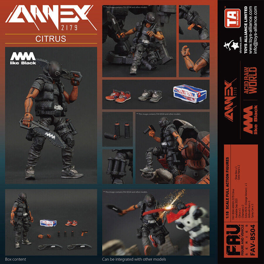Acid Rain World ANNEX 2179 CITRUS FAV MM Like Black 1/18 Acid Rain World ANNEX 2179 CITRUS FAV MM Like Black 1/18