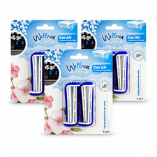 3-Pack WELLNAX Car Air Freshener Vent Clips, Spring Flower